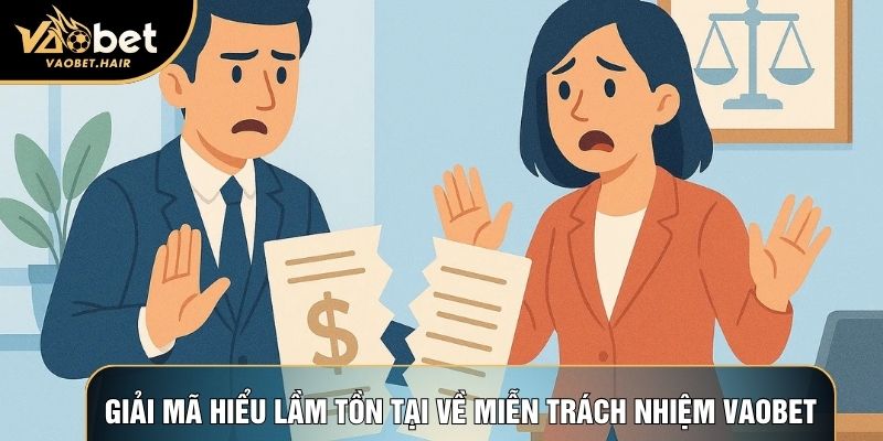 Giải mã hiểu lầm tồn tại về miễn trách nhiệm Vaobet