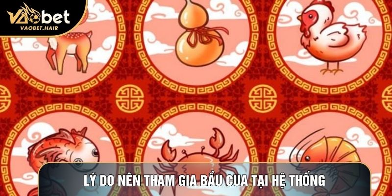 Lý do nên tham gia bầu cua tại hệ thống